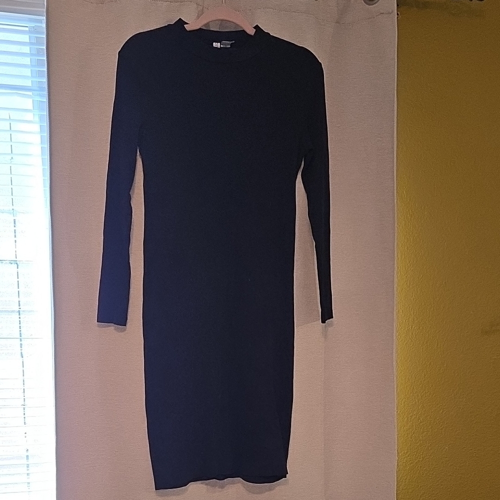 H&M Classic Black Long Sleeve Dress